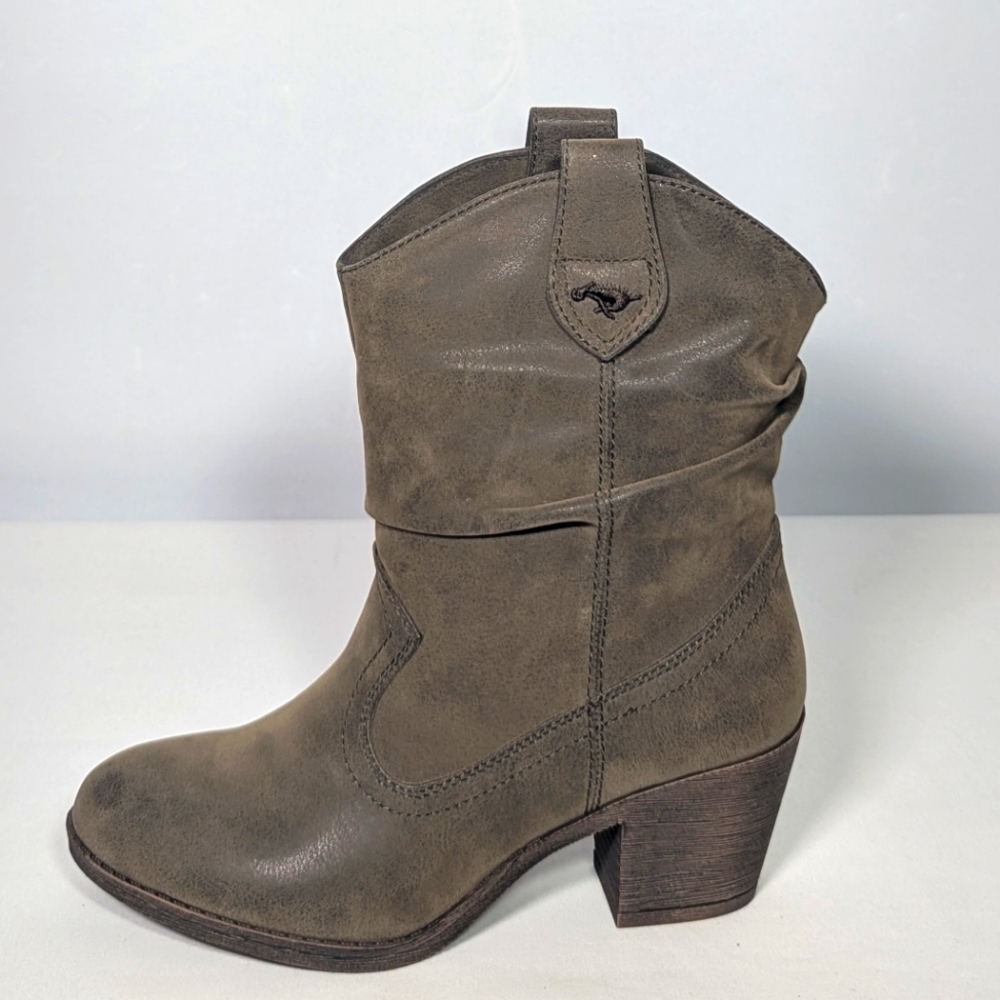 NEW Rocket Dog Womens Sheriff Western Boot sz 7 brown